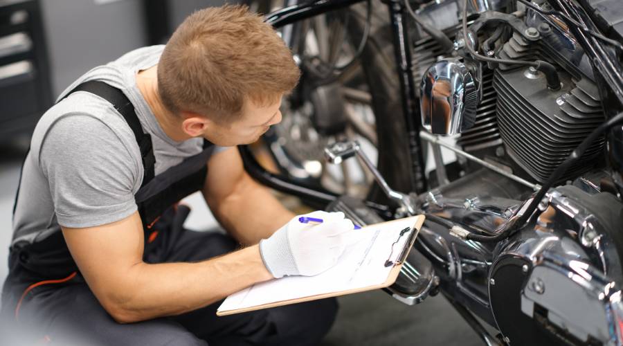 motorcycle roadworthy Qld inspection checklist